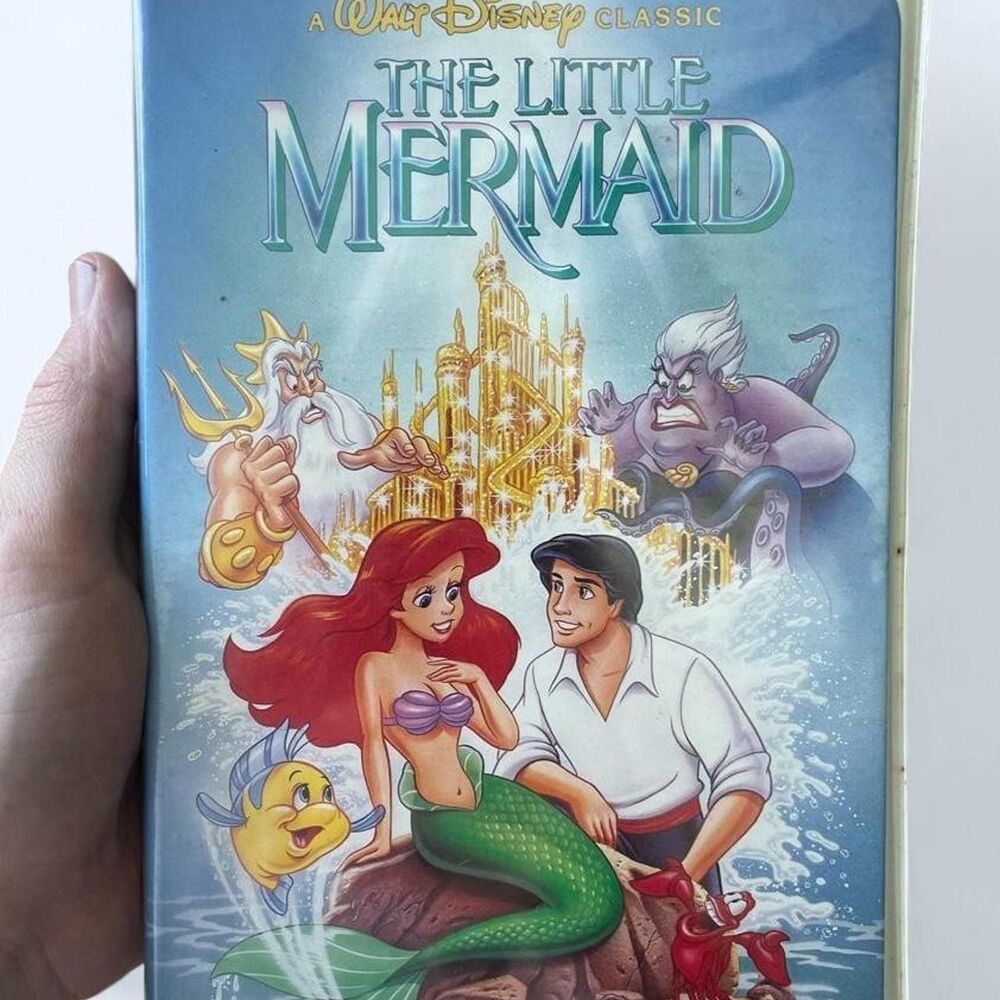 Rare Banned Cover “The Little Mermaid” vintage VHS